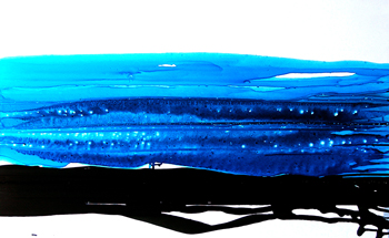 blue wawe black shore
